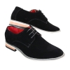 Fiorello 601 Mens Suede Smart Casual Oxford Shoes Laced Brown Black Blue
