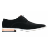 Fiorello 601 Mens Suede Smart Casual Oxford Shoes Laced Brown Black Blue