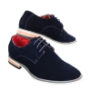 Fiorello 601 Mens Suede Smart Casual Oxford Shoes Laced Brown Black Blue