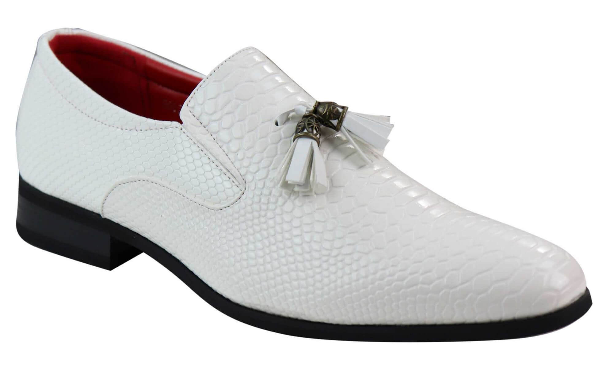 Mens Snake Skin Style PU Leather Shoes: Buy Online - Happy Gentleman United States