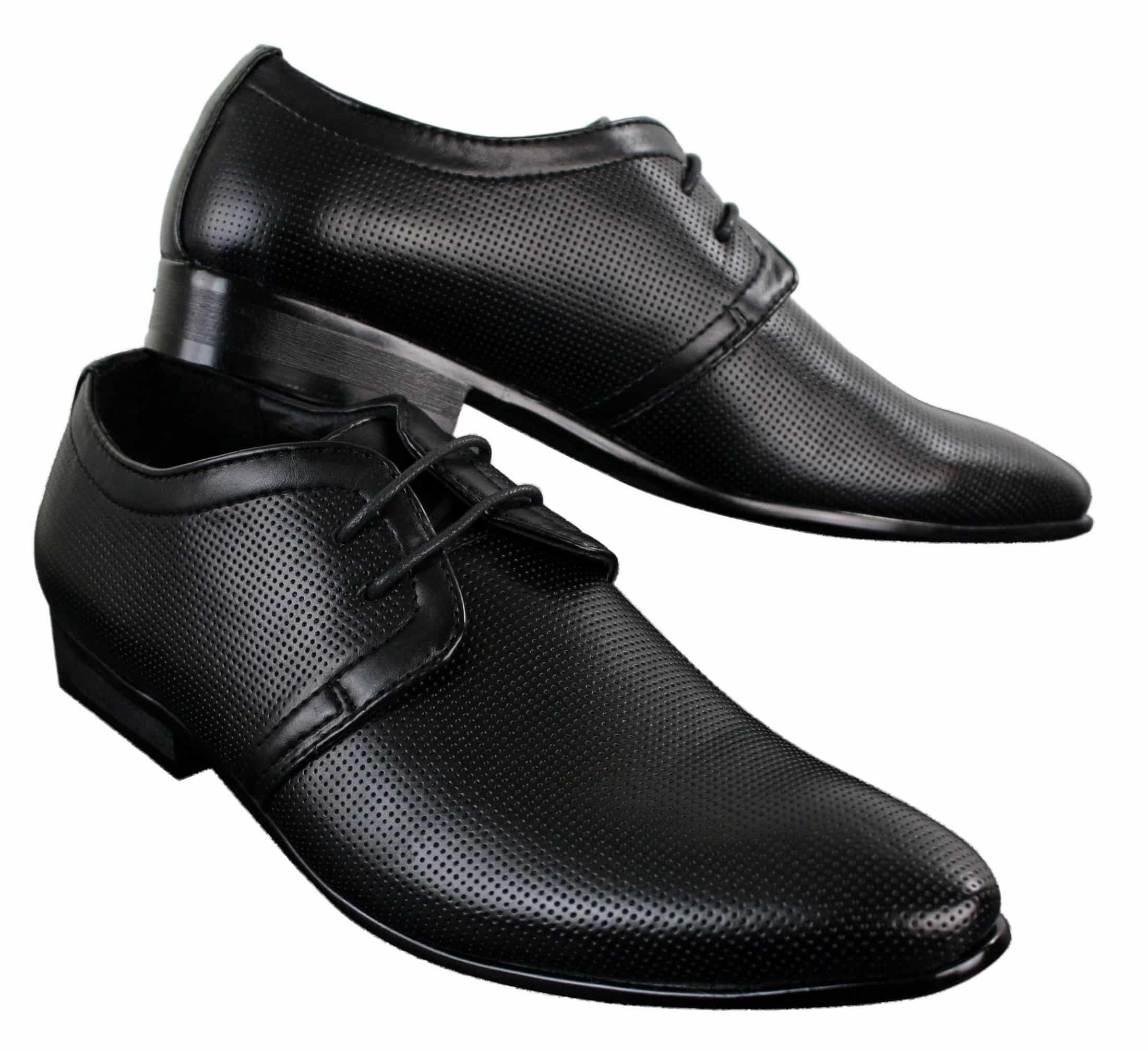 black casual dress shoes