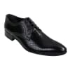 Mens Smart Formal Laced Navy Red Black Patent Crocodile Snake Leather Shiny Shoes