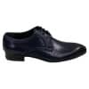 Mens Smart Formal Laced Navy Red Black Patent Crocodile Snake Leather Shiny Shoes