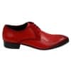 Mens Smart Formal Laced Navy Red Black Patent Crocodile Snake Leather Shiny Shoes