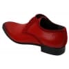 Mens Smart Formal Laced Navy Red Black Patent Crocodile Snake Leather Shiny Shoes