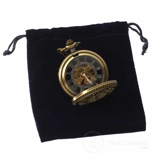 Vintage Peaky Blinders Mechanical Pocket Watch-Gold