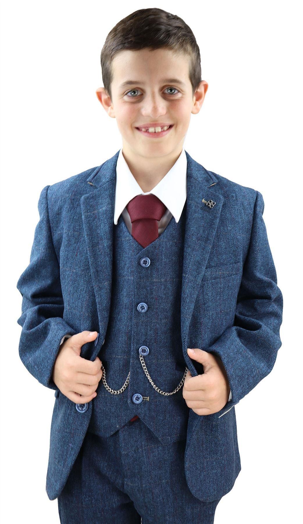 kids boys 3 piece suit for 2-12 years boys