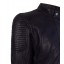 Real Leather Navy-Blue Biker Jacket For Men: Buy Online - Happy Gentleman