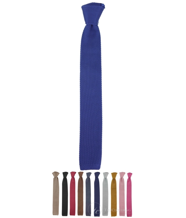 Casual Knitted Tie - Many Colours