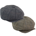 Mens 8 Panel Peaky Blinders Cap - Cavani Albert: Buy Online - Happy ...