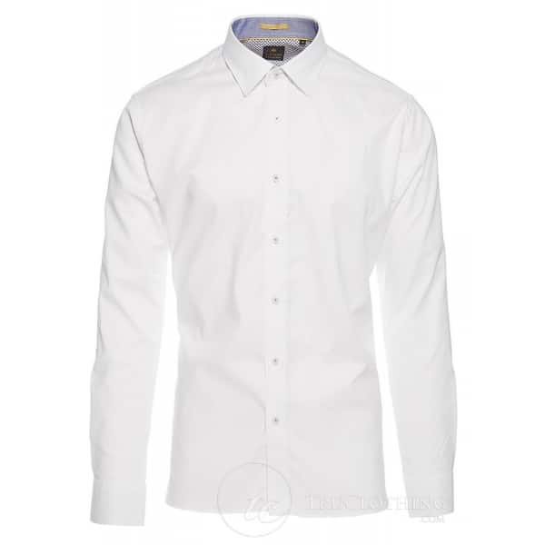 Cavani CV-65 - Men's Cotton Stretch Smart Shirt - Black/Blue/Navy/Pink/White