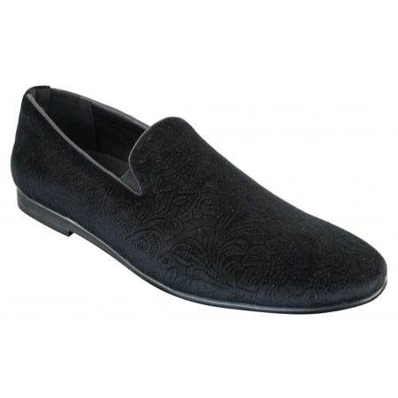 Elong DD0083 - Mens Velvet Slip On Paisley Driving Shoes Loafers Smart ...