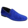 Elong DD0083 - Mens Velvet Slip On Paisley Driving Shoes Loafers Smart Casual Wine Navy Black