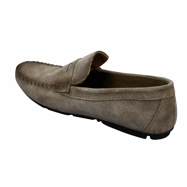 Mens Real Suede Washed Designer Slip On Loafers Moccasins Smart Casual Shoes
