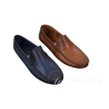 Mens Real Leather Designer Slip On Loafers Smart Casual Shoes Vintage Retro