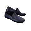 Mens Real Leather Designer Slip On Loafers Smart Casual Shoes Vintage Retro