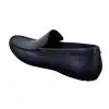 Mens Real Leather Designer Slip On Loafers Smart Casual Shoes Vintage Retro