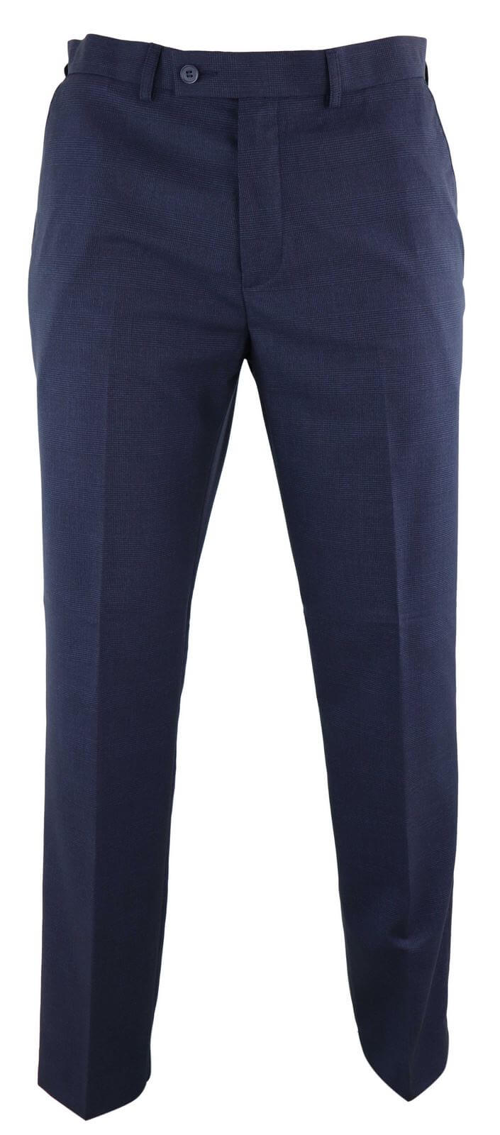 navy trousers with red stripe