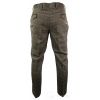 Dx-7 - Men's Tweed Check Trouser Herringbone Tan Brown Regular