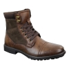 Mens Leather Suede PU Fleece Army Combat Military Ankle Boots Retro