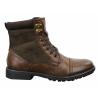 Mens Leather Suede PU Fleece Army Combat Military Ankle Boots Retro