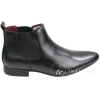 Mens Black Brown Leather Ankle Boots Italian Smart Chesea Dealer Laced