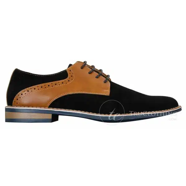 Elong K23 - Mens Suede Leather Laced Shoes Smart Casual Tan Elong K23 - Mens Suede Leather Laced Shoes Smart Casual Tan