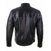 Black Real Leather Mens Biker Jacket