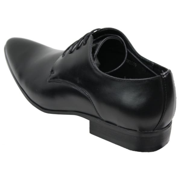 Herren Blau Schwarz Creme Beige Leder Italienische Design Schuhe Gespitzt Geschnürt Smart