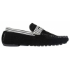 Mens Suede Deck Boat Shoes Stripe Slip On Summer Smart Casual Italian
