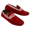 Mens Suede Deck Boat Shoes Stripe Slip On Summer Smart Casual Italian