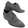 Mens Laced Smart Casual Suede Shoes Red Green Black Grey Italian