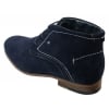 Mens Casual Suede Look Desert Ankle Boots Brown Black Navy Blue Leather Lined