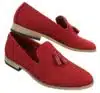 Galax GH3126 - Mens  Slip On Tassel Driving Shoes Loafers Light Smart Casual Black Blue Italian