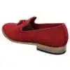 Galax GH3126 - Mens  Slip On Tassel Driving Shoes Loafers Light Smart Casual Black Blue Italian