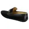 Galax ZD71 - Mens Slip On Suede PU Leather Driving Shoes Buckle Moccasin Casual