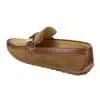 Galax ZD71 - Mens Slip On Suede PU Leather Driving Shoes Buckle Moccasin Casual
