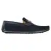 Galax ZD71 - Mens Slip On Suede PU Leather Driving Shoes Buckle Moccasin Casual