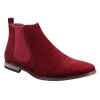 Mens Italian Suede Slip On Ankle Boots Smart Casual Desert Chelsea Dealer