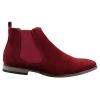 Mens Italian Suede Slip On Ankle Boots Smart Casual Desert Chelsea Dealer