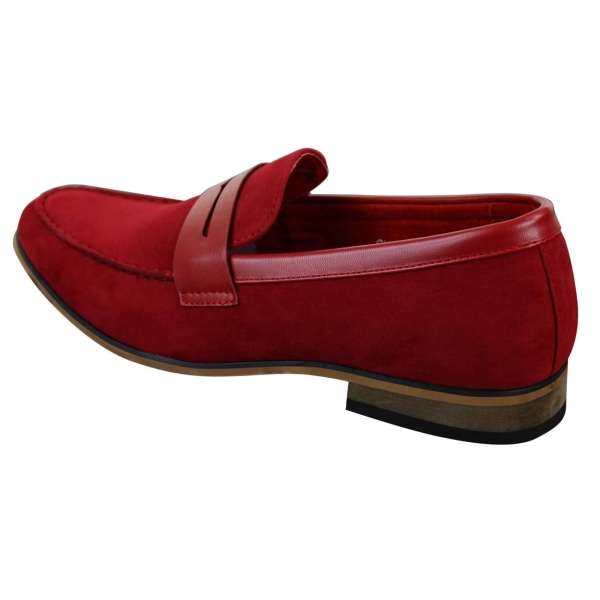 Herren Wildleder Slip On Loafers Mokassins Smart Casual Italienisch Designer Schuhe
