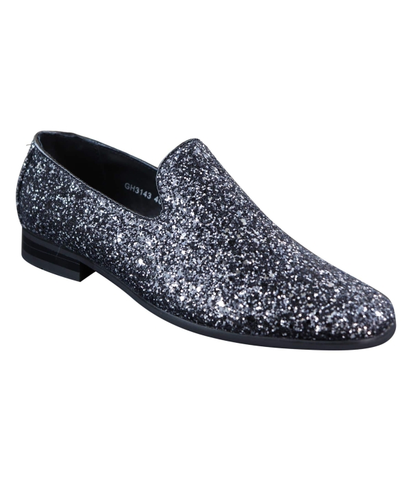 Mens Shiny Glitter Party Shoes