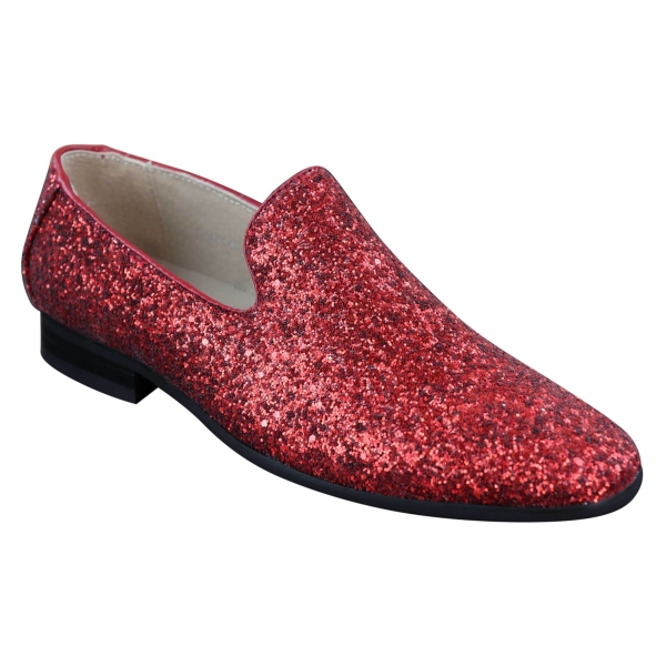 Mens Shiny Glitter Party Shoes