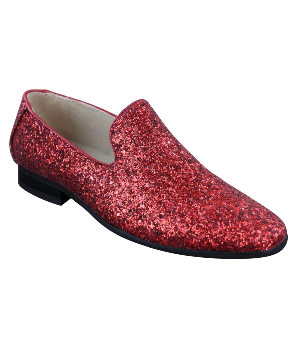 Mens Shiny Glitter Party Shoes