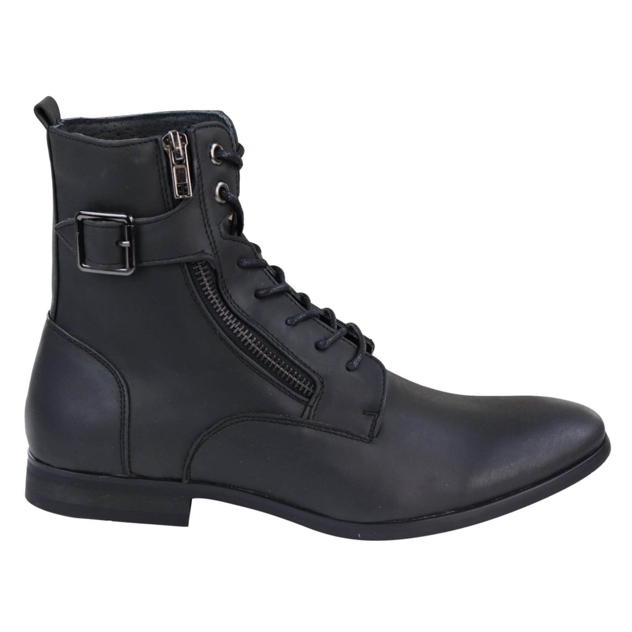 Mens Zip-Up Military Peaky Blinders Boots: Buy Online - Happy Gentleman