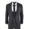 Grey Tweed 3 Piece Suit