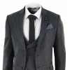 Grey Tweed 3 Piece Suit