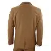 Harry Brown - Mens Tan Brown Wool 3 Piece Suit