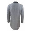 Herringbone Tweed 3/4 Long Overcoat-Grey