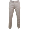 Holland - Men's Beige Check Trousers